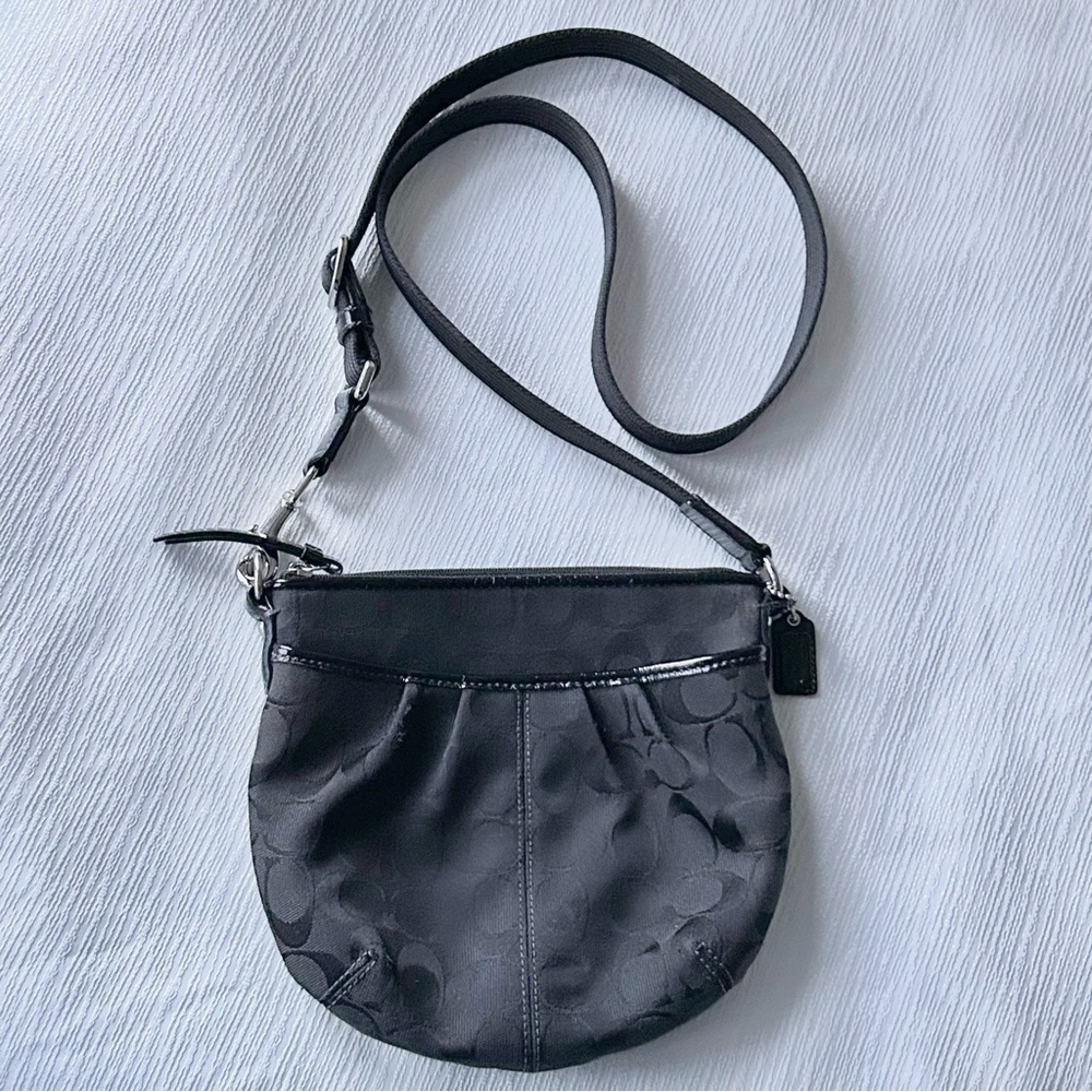 Coach Black Signature Crossbody Bag